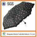 Produtos novos quentes para 2015 estilo agradável promocional presentes 3 dobradura personalizado impresso guarda-chuva à prova de vento